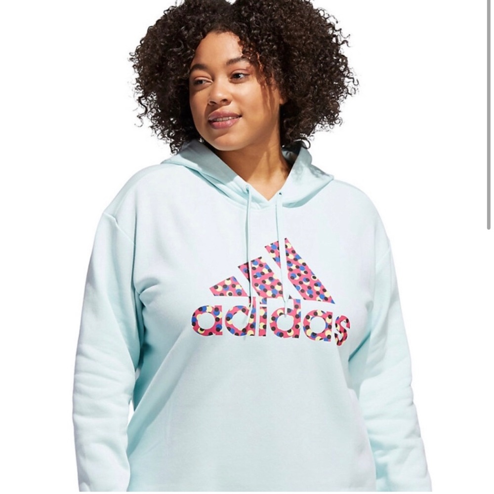 Plus Size adidas Graphic
Fleece Hoodie size 1X